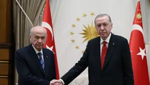 Beştepe'de Erdoğan-Bahçeli görüşmesi