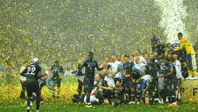 2018 Dünya Kupası'nı Fransa kazandı