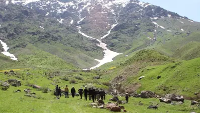 Terörden temizlenen yaylada doğa yürüyüşü