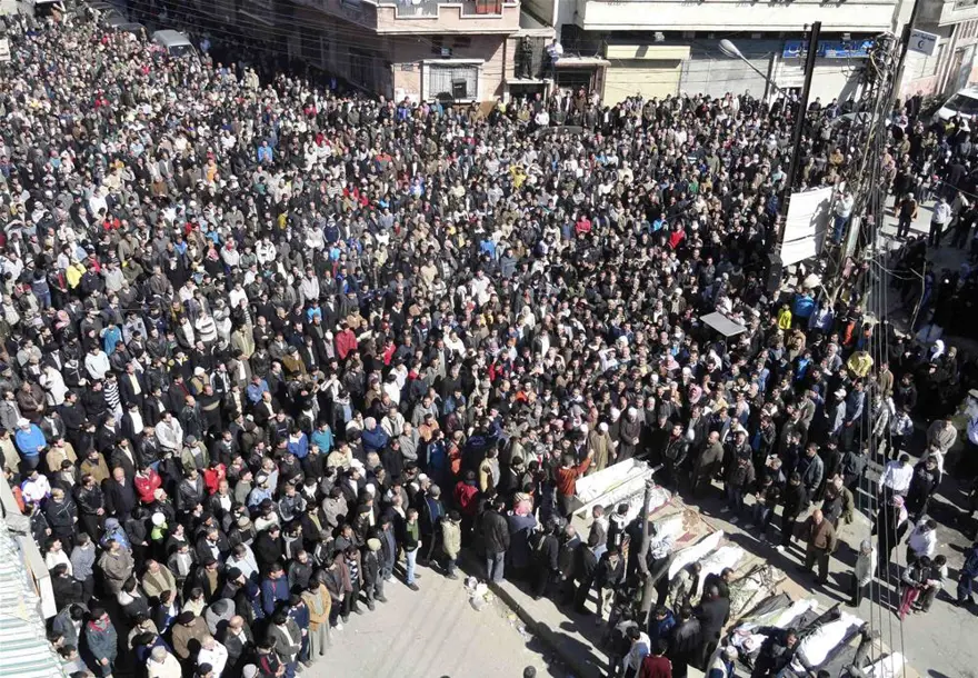 Suriye'de 'Arap Baharı'nın yıldönümü 12 Suriye'de 'Arap Baharı'nın yıldönümü 12
