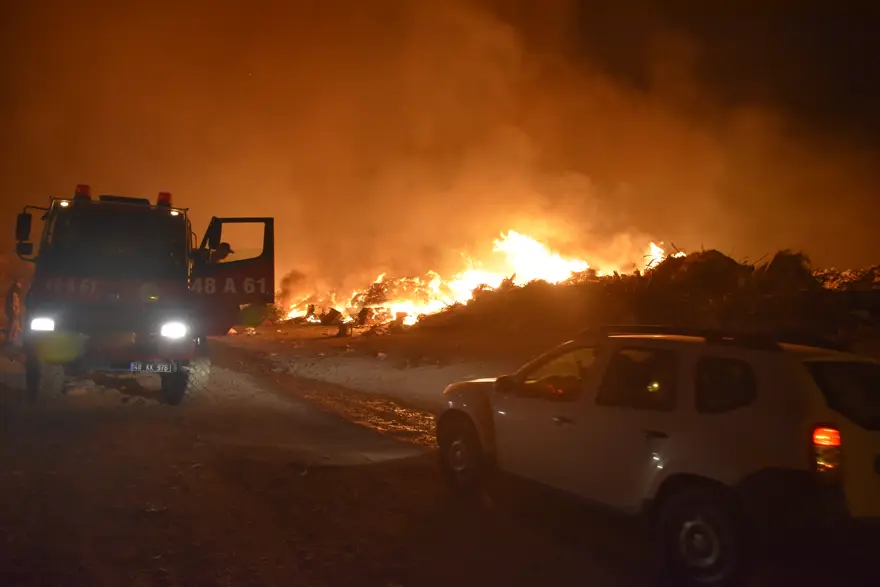 Bodrum’da korkutan yangın 8