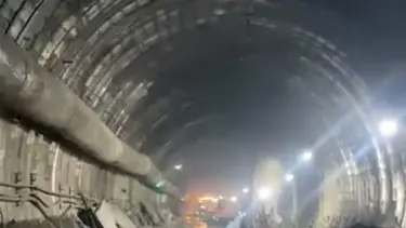 Tünel inşaatında vinçten düşen işçi hayatını kaybetti