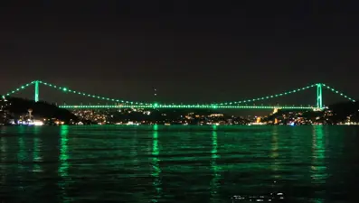 İstanbul "serebral palsi" için yeşile büründü