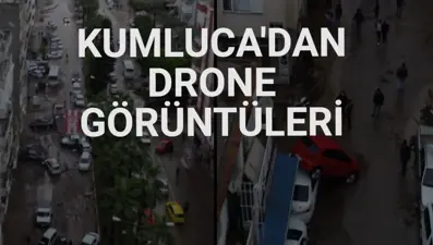 Havadan çekilen görüntüler yaşananların boyutunu gözler önüne serdi