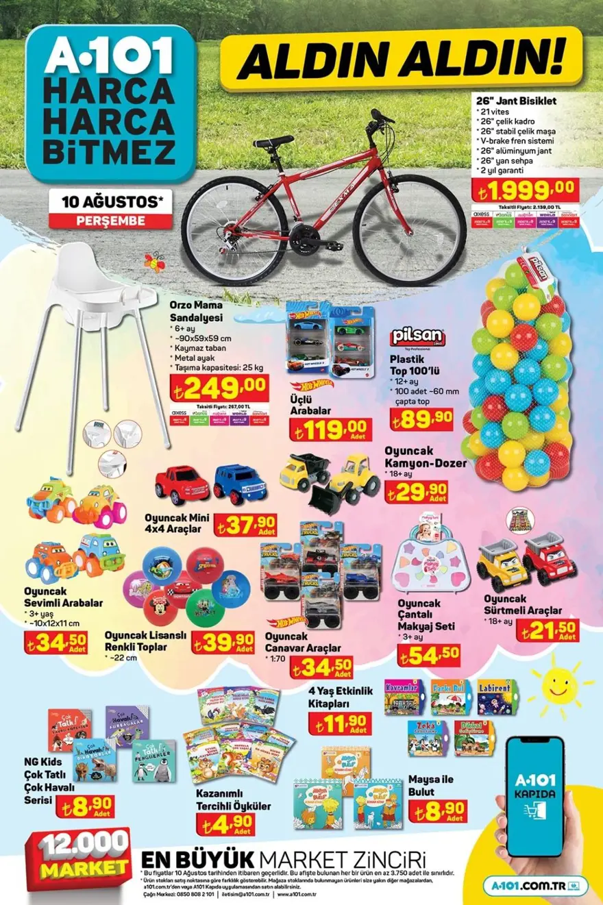 A101 markette bu haftaya özel yeni indirimli ürünler listesi belli oldu (10 Ağustos A101 aktüel ürünler kataloğu) 9