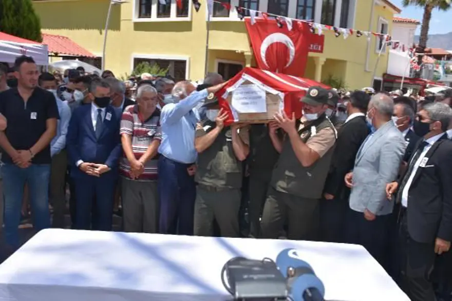Muğla'da 'orman şehidi' törenle son yolculuğuna uğurlandı 20