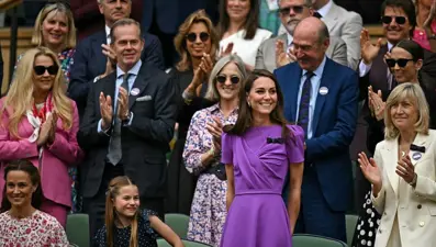 Kanser tedavisi gören Prenses Kate, Wimbledon Tenis Turnuvası'nda