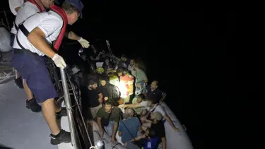 Fethiye açıklarında 25 kaçak göçmen yakalandı