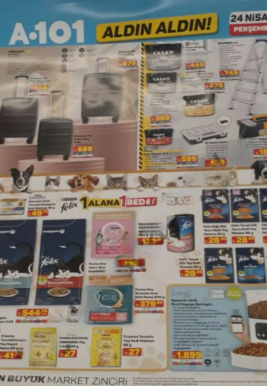 A101’DE ÖNÜMÜZDEKİ HAFTA NELER VAR? (24 NİSAN AKTÜEL KATALOĞU) 7