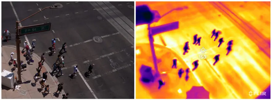 ABD'deki cehennem sıcağı termal kamerada: İnsan beyni buna dayanamaz 8