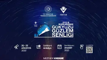 Bakan Varank'tan Ulusal Gökyüzü Gözlem Şenliği'ne davet