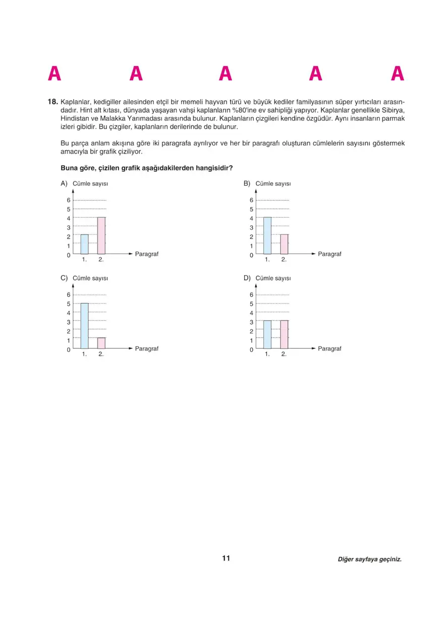 Uğur Okulları LGS deneme sınavı (Sözel bölüm) 10