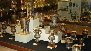 Fenerbahçe Müzesi'ndeki şampiyonluk kupalarından birini çalmaya çalışırken yakalandı