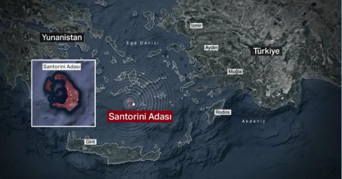 Santorini deprem fırtınası ve yapay zeka ile analiz edilen sarsıntılar