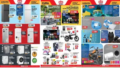 BİM 11 Temmuz Aktüel Kataloğu: BİM raflarında yarın kahvaltı seti, torbasız süpürge, tablet, klima ve televizyon satışa çıkıyor