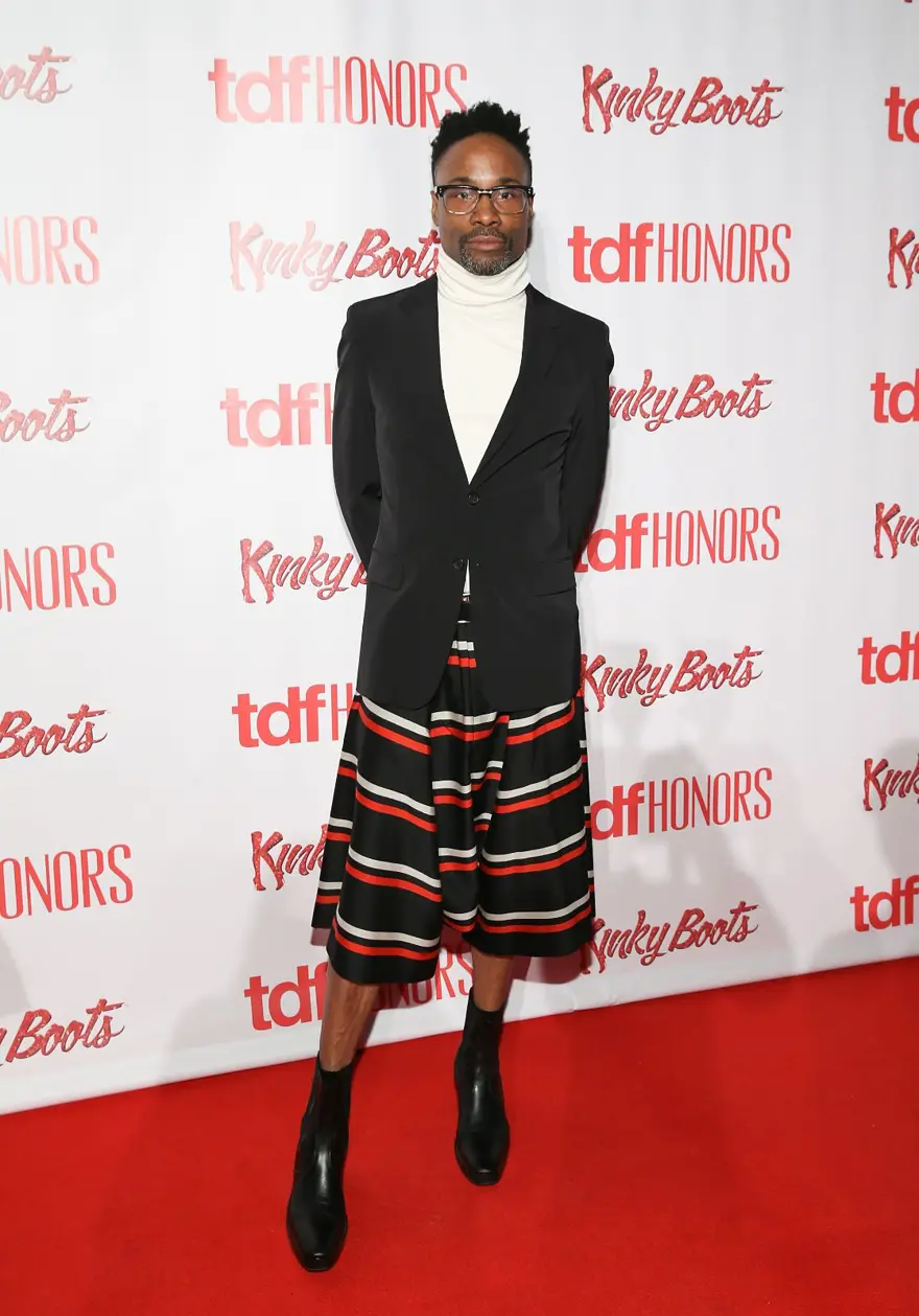 91. Oscar Ödülleri (Oscar 2019) kırmızı halısında elbise-smokin (Billy Porter'ın Cindrella smokini) 11