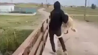 Eskişehir'de köpeğe zulüm: Soğuk kış gününde hayvanı suyu attı