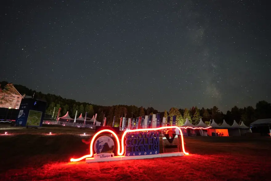 Bursa'da Gökyüzü Gözlem Etkinliği başladı 8