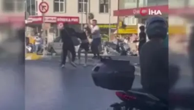 Motosikletli kadınları darbeden şüpheliler yakalandı
