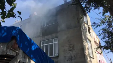 Manavgat'ta müstakil evde yangın