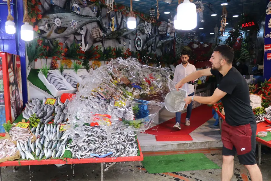 Balık tezgahlarında hamsi bolluğu 4