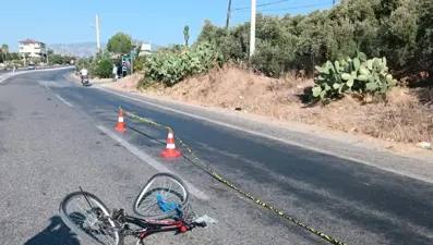 8 yaşındaki bisikletli trafik kazası kurbanı