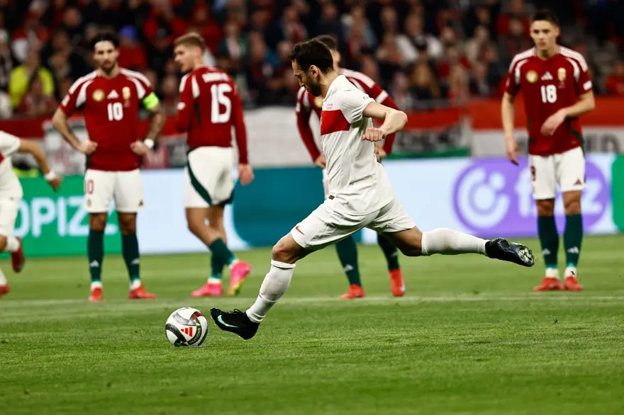 A Milli Takım, Macaristan'ı 3 golle devirdi ve A Ligi'ne yükseldi 7