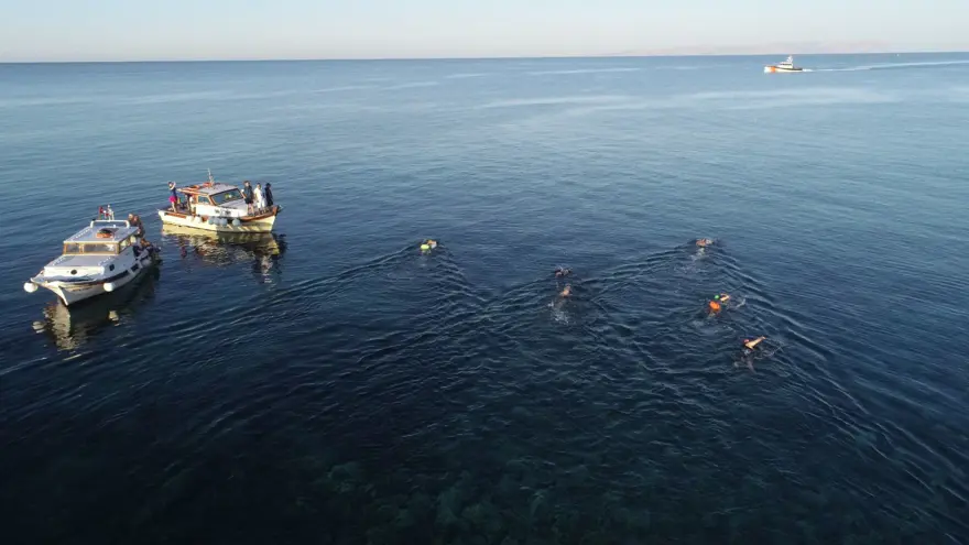 3. Gökçeada Açık Deniz Yüzme Maratonu başladı 5 3. Gökçeada Açık Deniz Yüzme Maratonu başladı 5