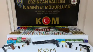 Refahiye’de silah operasyonunda tutuklama