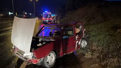 Gebze'de trafik kazası: İki yaralı