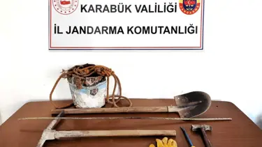 Karabük’te izinsiz kazı yapan 2 kişi suçüstü yakalandı