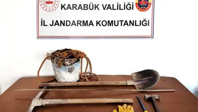 Karabük’te izinsiz kazı yapan 2 kişi suçüstü yakalandı