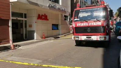 Bahçelievler'de hastanede yangın: Hastalar tahliye edildi