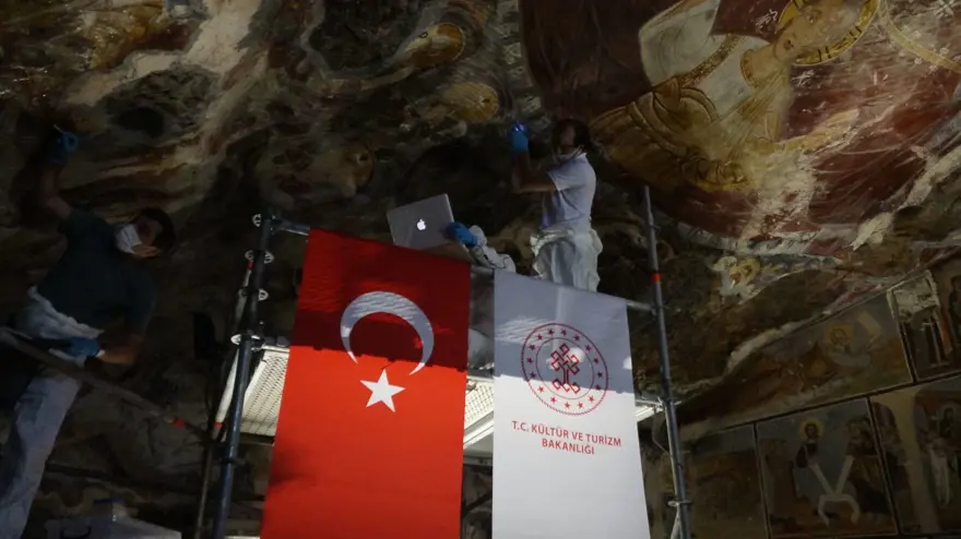 Sümela Manastırı 5 yıl sonra ziyarete açıldı 12 Sümela Manastırı 5 yıl sonra ziyarete açıldı 12