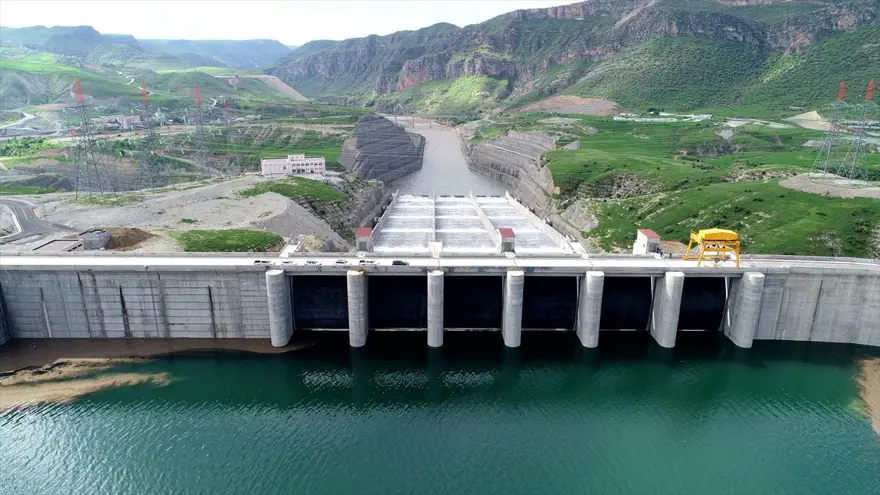 Ilısu Barajı'nda ilk türbin test amaçlı döndürüldü 6