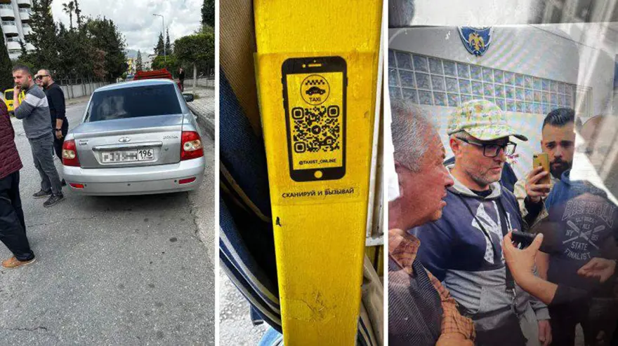 Antalya'da Rus ve Ukrayna plakalı araçlarla korsan taksicilik Antalya'da Rus ve Ukrayna plakalı araçlarla korsan taksicilik