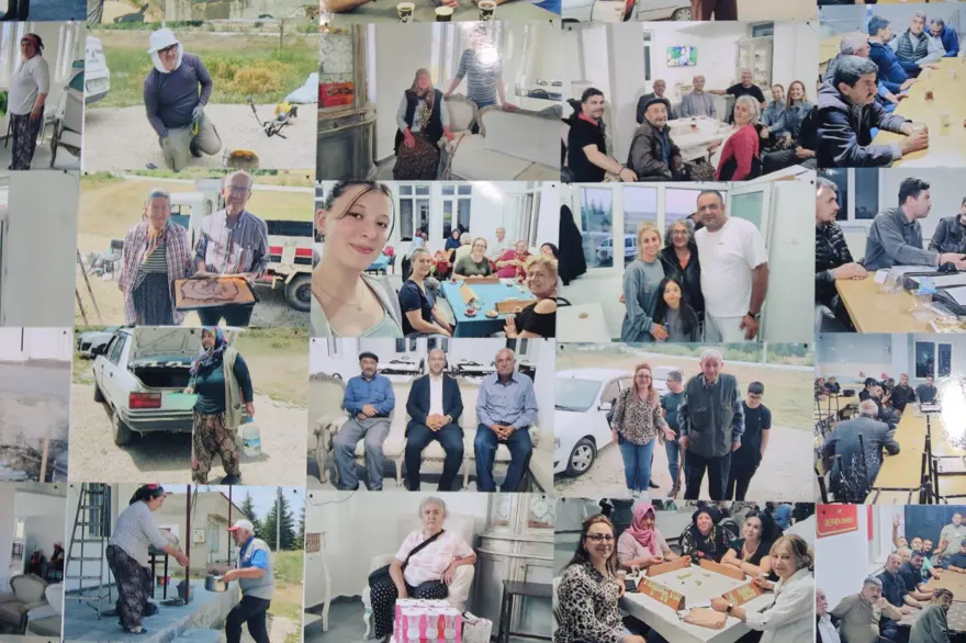 Köyün hafızasını gelecek nesillere taşıyorlar: Fotoğraflarla süslediler 3