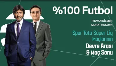 Türk futbolunun referans programı %100 Futbol 14. sezonunda yine NTV'de