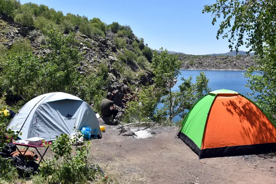 Kampçıların yeni gözdesi: Nemrut Krater Gölü 3 Kampçıların yeni gözdesi: Nemrut Krater Gölü 3