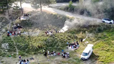 Piknikçilere drone'la uyarı