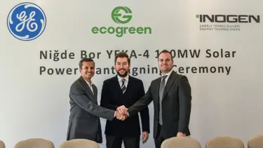 Ecogreen'in dev projesi, GE’nin teknolojisiyle buluşuyor
