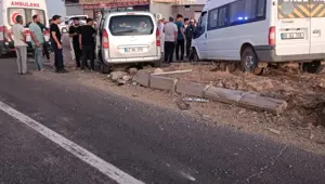Mardin'de zincirleme kaza: 9 kişi yaralandı