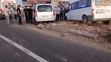 Mardin'de zincirleme kaza: 9 kişi yaralandı