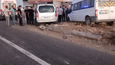 Mardin'de zincirleme kaza: 9 kişi yaralandı