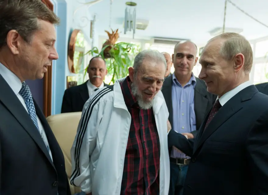 Putin Küba'da 2