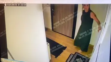 Şarkıcı Güllü'nün balkondan düşmeden önceki son görüntüsü