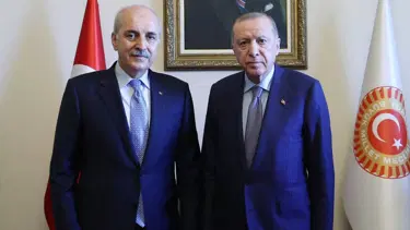 Cumhurbaşkanı Erdoğan, TBMM Başkanı Kurtulmuş ile görüştü