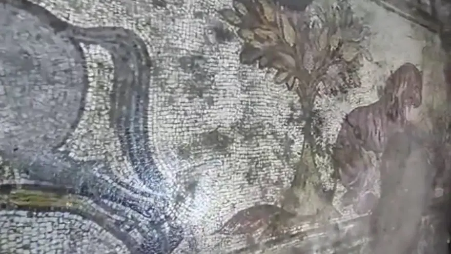 1500 yıllık mozaik, kaçakçılara satılmadan ele geçirildi 1