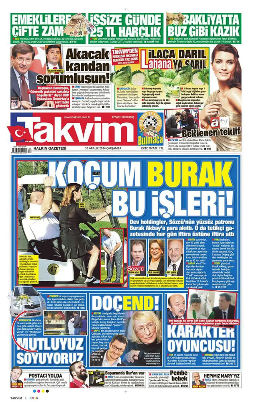 Gazete manşetleri 14