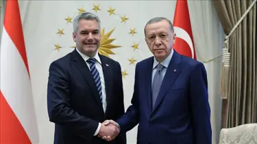 Cumhurbaşkanı Erdoğan, Avusturya Başbakanı Nehammer ile görüştü